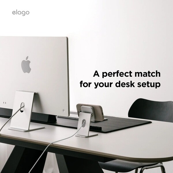 ELAGO-Wireless-Charging-Aluminium-Stand-Qi2-MagSafe-nabijeci-stojanek-15W-cerny