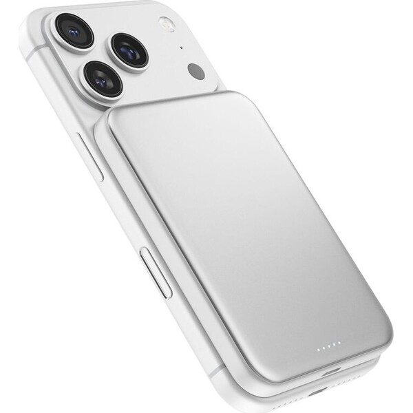 iWant-by-Epico-UltraPack-Qi2-25W-Slim-5000mAh-hlinikova-Mag-bezdratova-powerbanka-stribrna