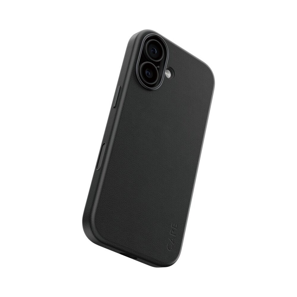 PanzerGlass-CARE-SOLO-MagSafe-kryt-z-veganske-kuze-iPhone-17e-16e-cerny
