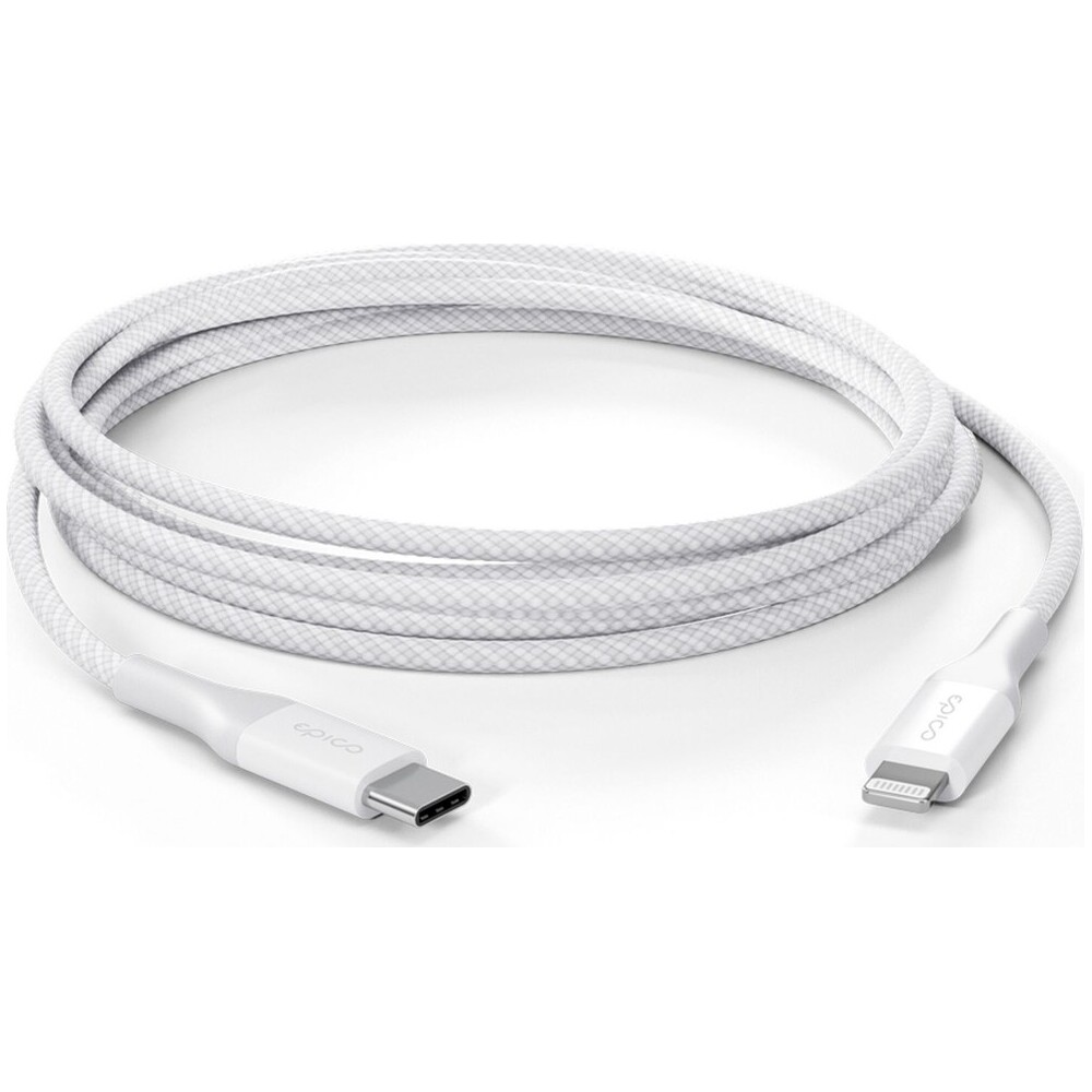 Epico-UltraLink-USB-C-na-Lightning-2m-kabel-bily