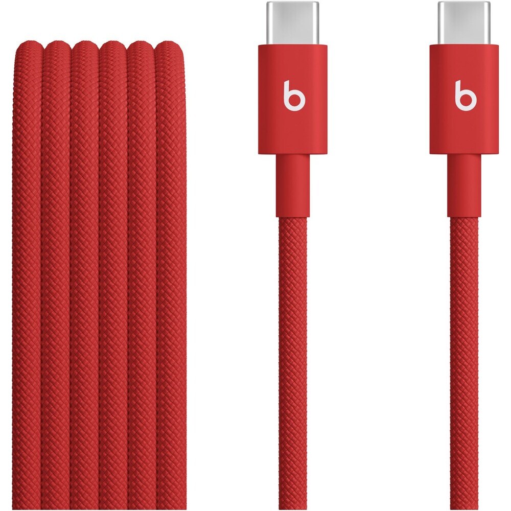 Apple-Beats-USB-C-USB-C-napajeci-kabel-240W-3m-jasne-cerveny