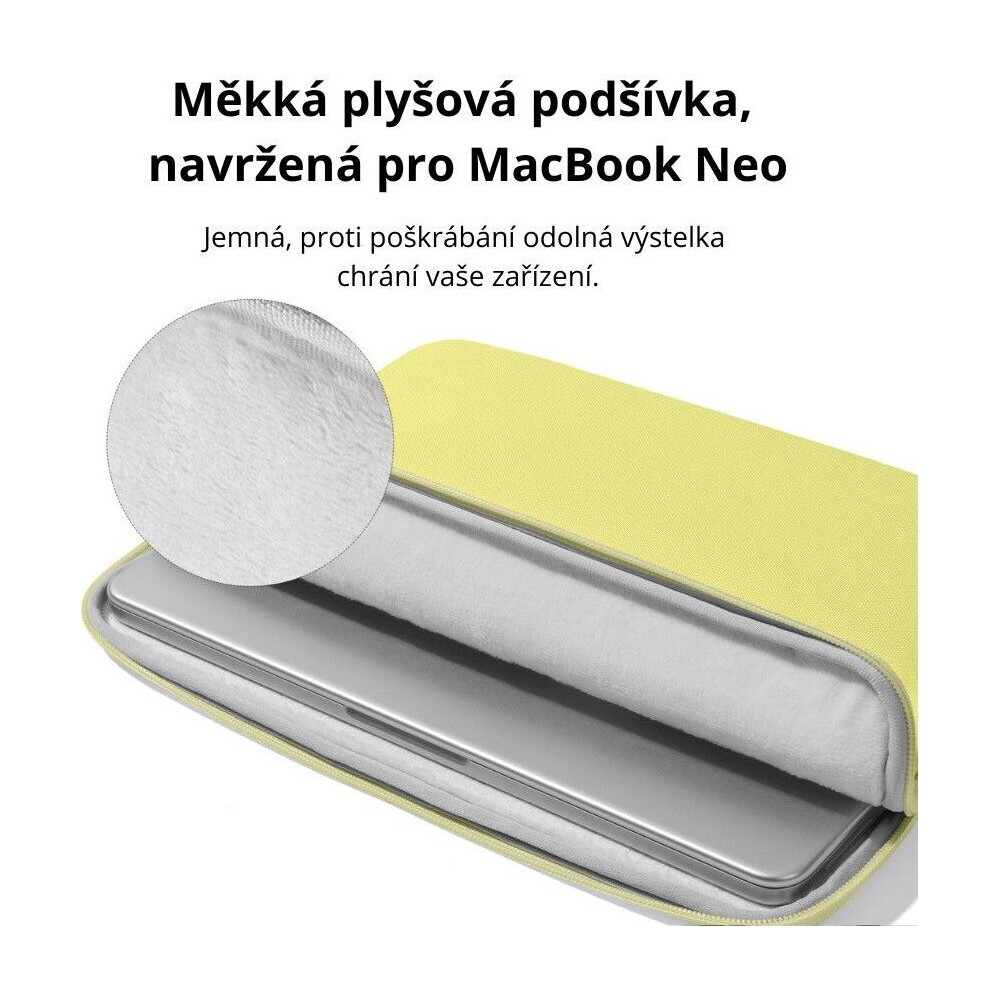 tomtoc-Light-A18-sleeve-pouzdro-13-MacBook-Neo-zlute