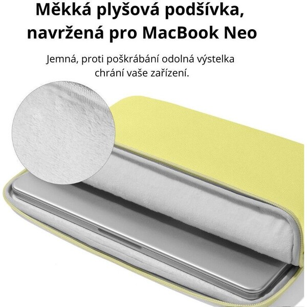 tomtoc-Light-A18-sleeve-pouzdro-13-MacBook-Neo-zlute