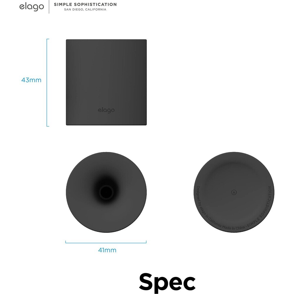 ELAGO-Silicone-Stand-stojanek-pro-Apple-Pencil-bily