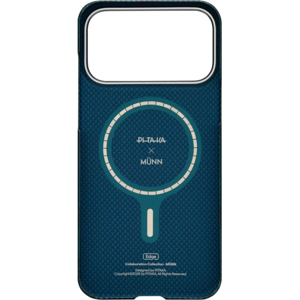 Pitaka-Edge-Case-MagSafe-kryt-iPhone-17-Pro-Forest-Dawn