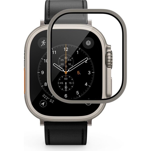 UNUM-by-Epico-SapphireShield-Watch-Protector-safirove-sklo-pro-Apple-Watch-Ultra-49mm-stribrne