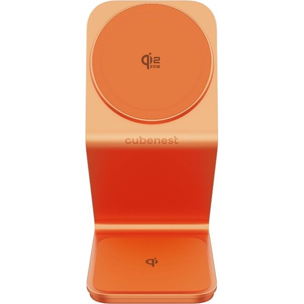 Cubenest-SQ314-Qi2-2-MagSafe-3v1-nabijecka-35W-oranzova