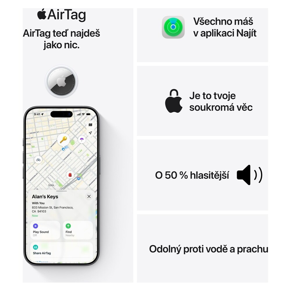 Apple-AirTag-2-generace-sada-4-ks