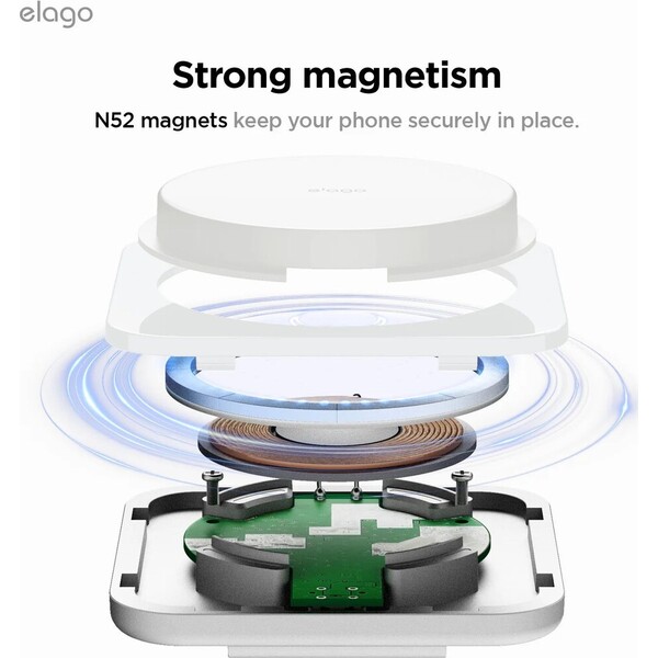 ELAGO-Wireless-Charging-Aluminium-Stand-Qi2-MagSafe-nabijeci-stojanek-15W-cerny
