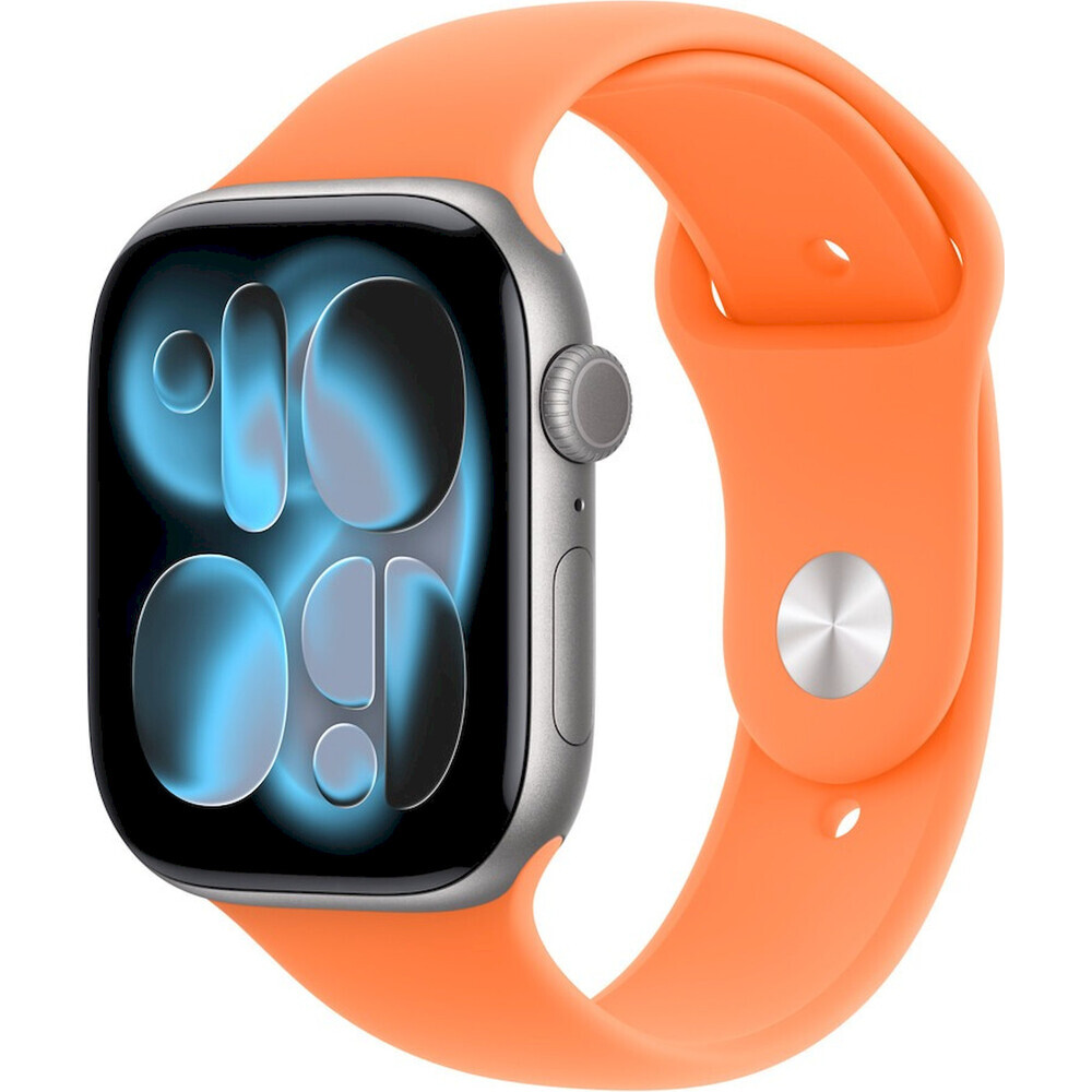 Apple-Watch-49-46-45-44mm-mandarinkovy-sportovni-reminek-M-L