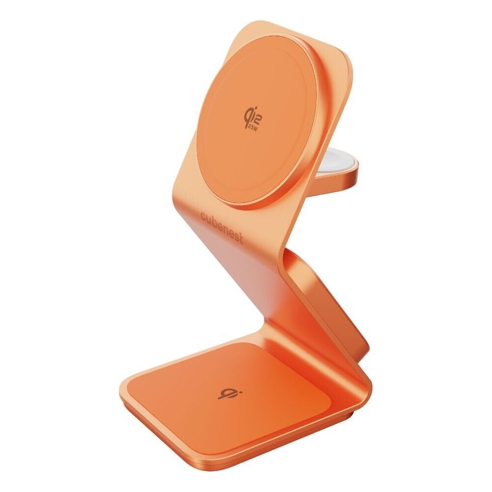 Cubenest-SQ314-Qi2-2-MagSafe-3v1-nabijecka-35W-oranzova
