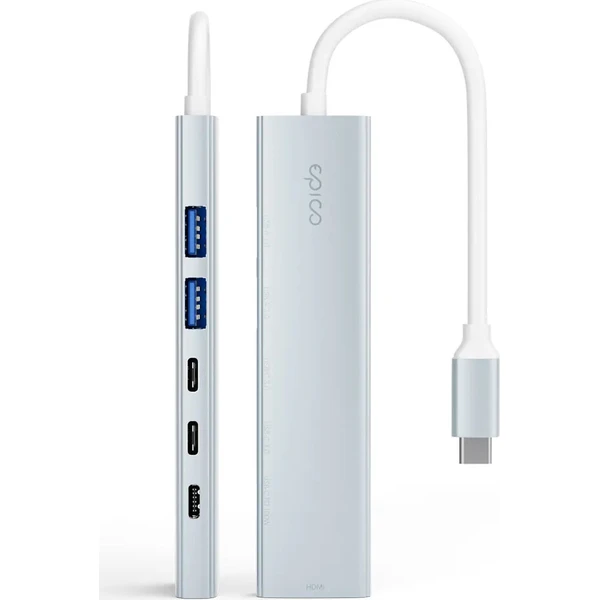 Epico-UltraHub-6in1-Slim-Alu-USB-C-Hub-EH20-blankytne-modry