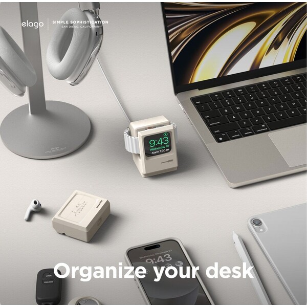 ELAGO-WT3-Macintosh-stojanek-pro-Apple-Watch-Ultra-kremovy