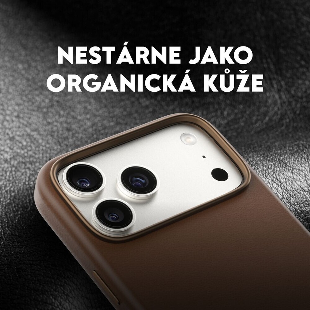 PanzerGlass-CARE-SOLO-MagSafe-kryt-z-veganske-kuze-iPhone-17e-16e-hnedy