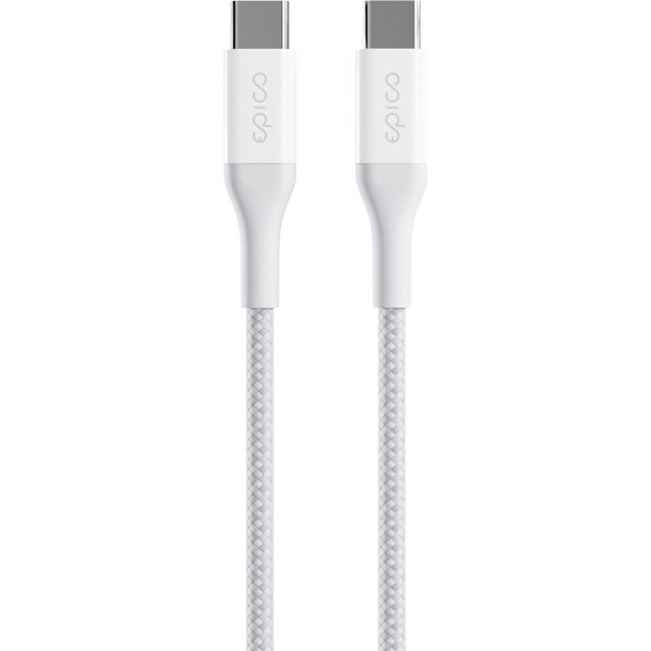 Epico-UltraLink-USB-C-na-USB-C-240W-2m-kabel-bily