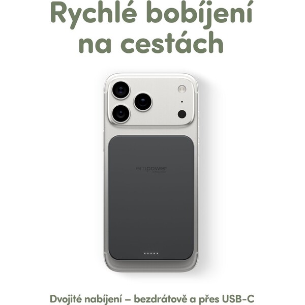 PanzerGlass-empower-bezdratova-Qi2-powerbanka-10000-mAh-MagSafe-cerna