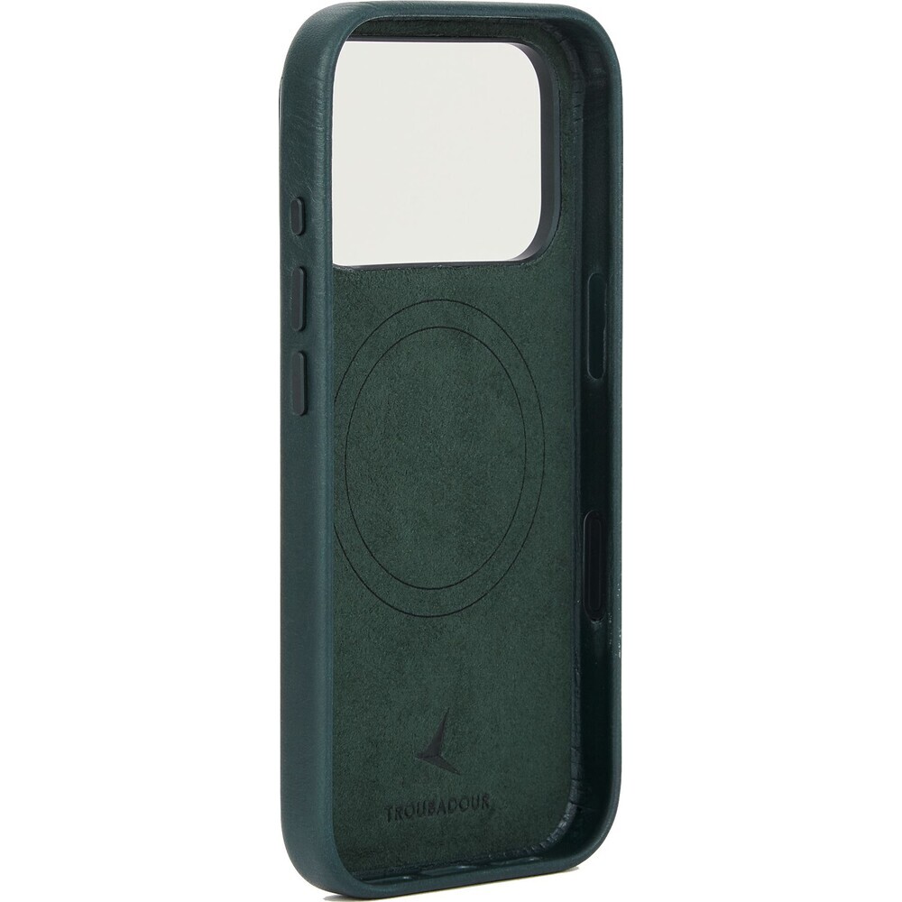 Troubadour-Full-Leather-MagSafe-kozeny-kryt-iPhone-17-Pro-Max-iPhone-18-Pro-Max-Obsidian-Green
