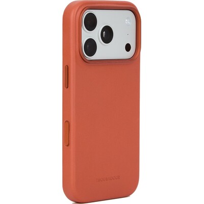 Troubadour Full Leather MagSafe kožený kryt iPhone 17 Pro Max/iPhone 18 Pro Max Terracotta
