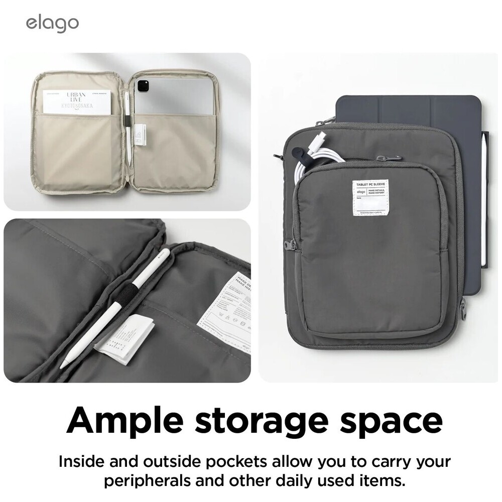 ELAGO-Tablet-Sleeve-pouzdro-pro-11-iPad-Tablet-tmave-sede
