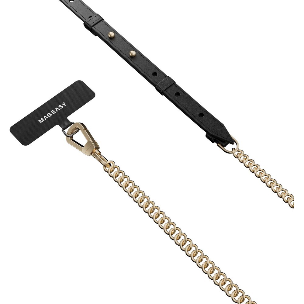 MagEasy-9mm-Modern-Chain-Strap-univerzalni-popruh-cerna-zlata