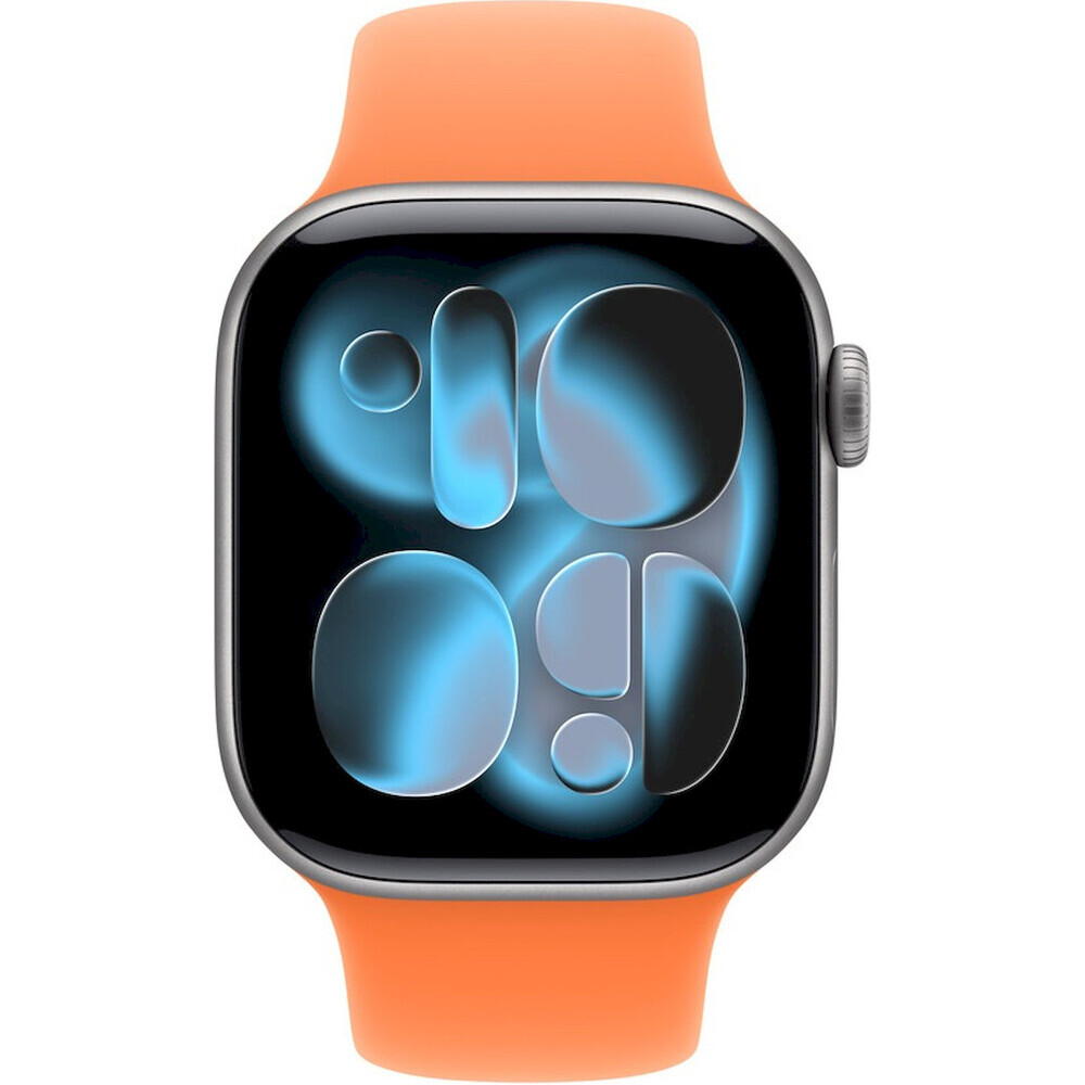Apple-Watch-42-41-40-38mm-mandarinkovy-sportovni-reminek-S-M