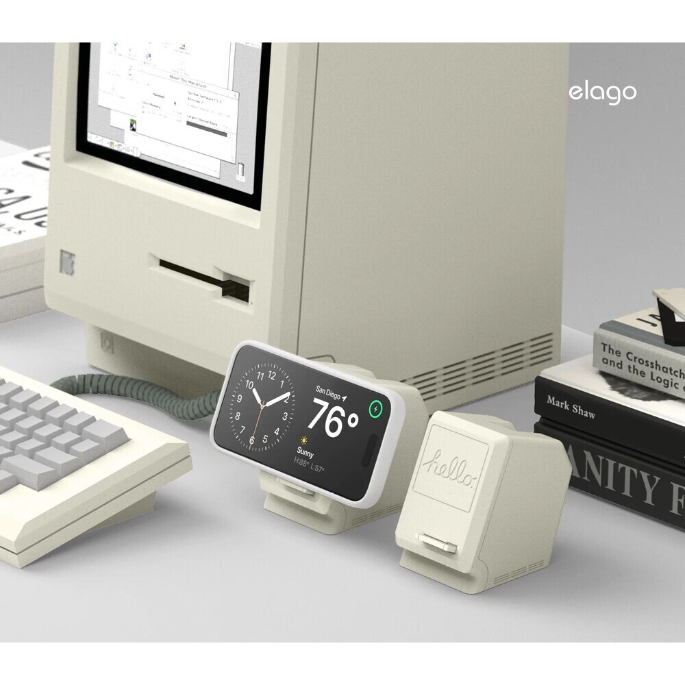 ELAGO-M4-Macintosh-MagSafe-nabijeci-stojanek-pro-iPhone