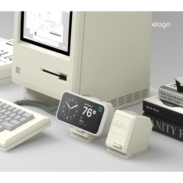 ELAGO-M4-Macintosh-MagSafe-nabijeci-stojanek-pro-iPhone