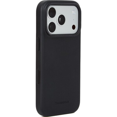 Troubadour Full Leather MagSafe kožený kryt iPhone 17 Pro Max/iPhone 18 Pro Max Black