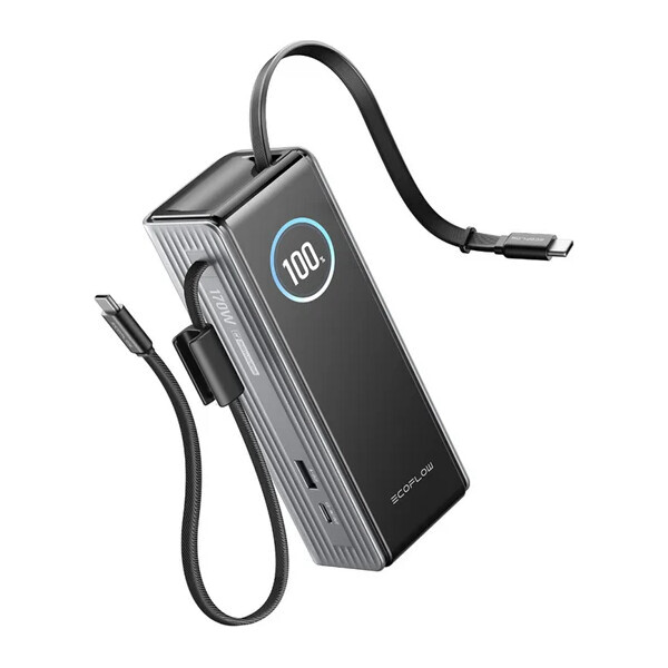 EcoFlow-RAPID-25000-mAh-powerbanka-s-USB-C-kabelem-stribrna