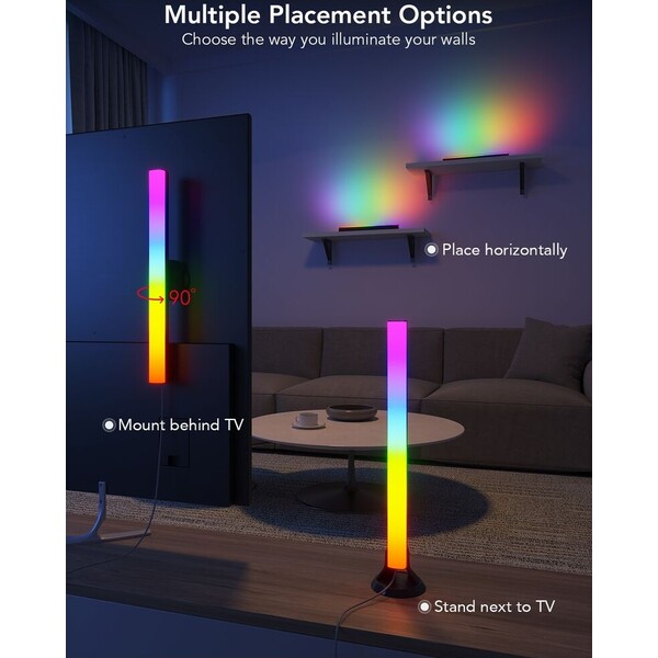 Govee-SMART-LED-RGBIC-Panely-38cm-pro-TV-43-75-Matter