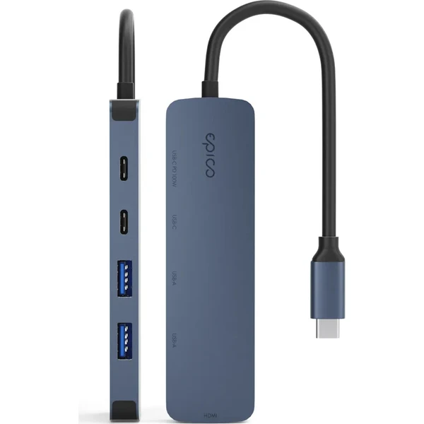 Epico-UltraHub-5in1-Slim-Alu-USB-C-Hub-EH15-indigo