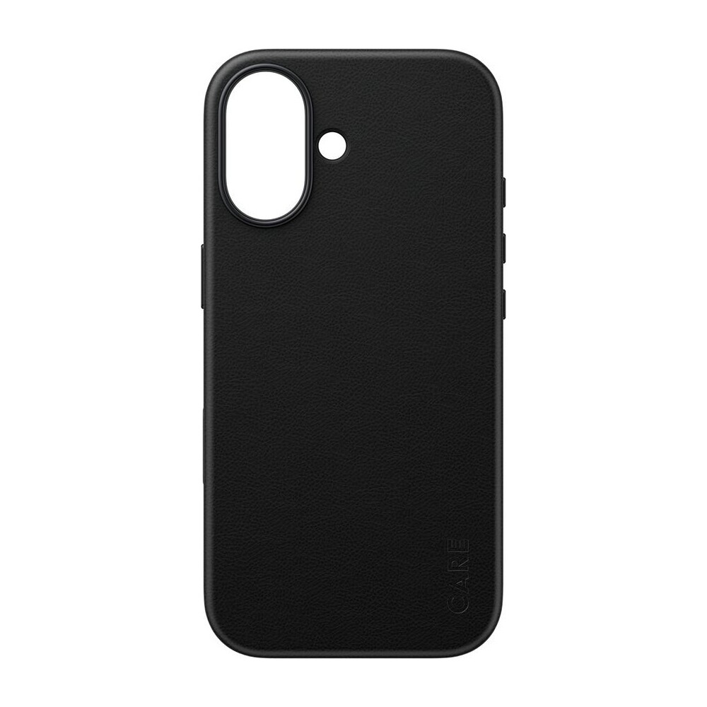 PanzerGlass-CARE-SOLO-MagSafe-kryt-z-veganske-kuze-iPhone-17e-16e-cerny