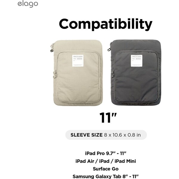 ELAGO-Tablet-Sleeve-pouzdro-pro-11-iPad-Tablet-tmave-sede