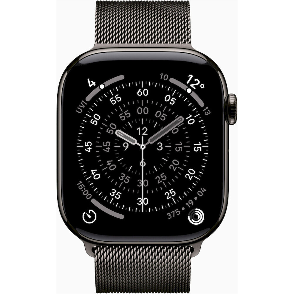Apple-Watch-Series-11-Cellular-46mm-Bridlicove-sedy-titan-s-bridlicove-sedym-milanskym-tahem-M-L