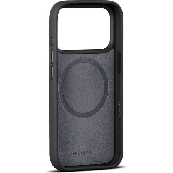 Woolnut-MagSafe-kozeny-kryt-iPhone-18-Pro-cerny