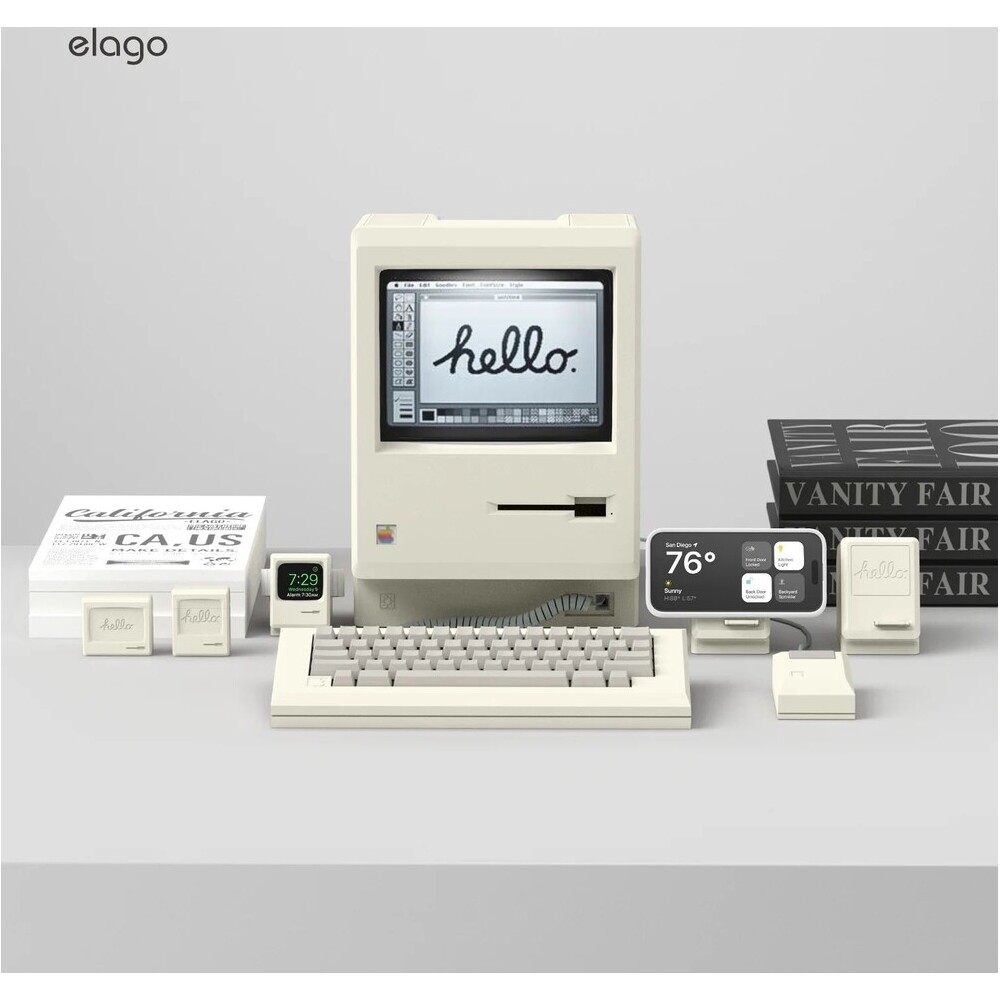 ELAGO-M4-Macintosh-MagSafe-nabijeci-stojanek-pro-iPhone