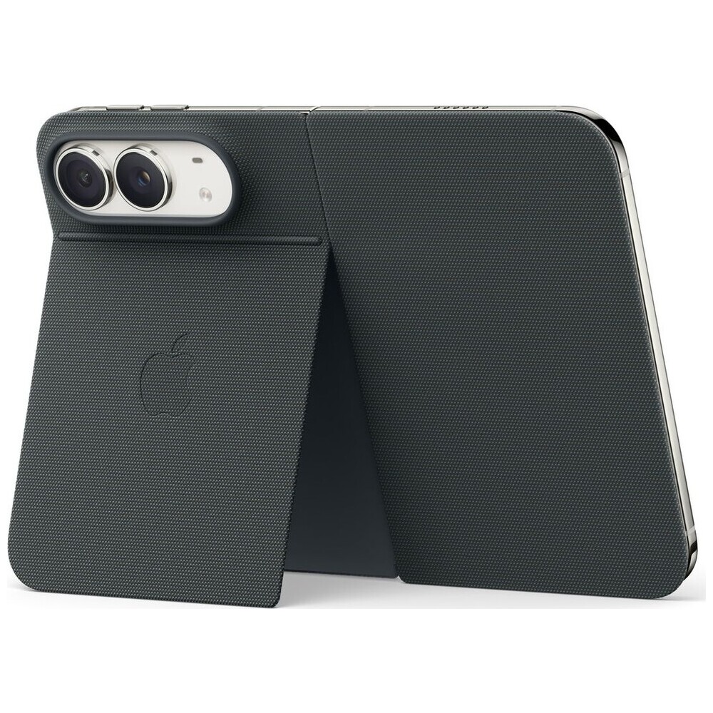Apple-folio-z-tkaniny-TechWoven-se-stojankem-na-iPhone-Duo-namornicky-modre