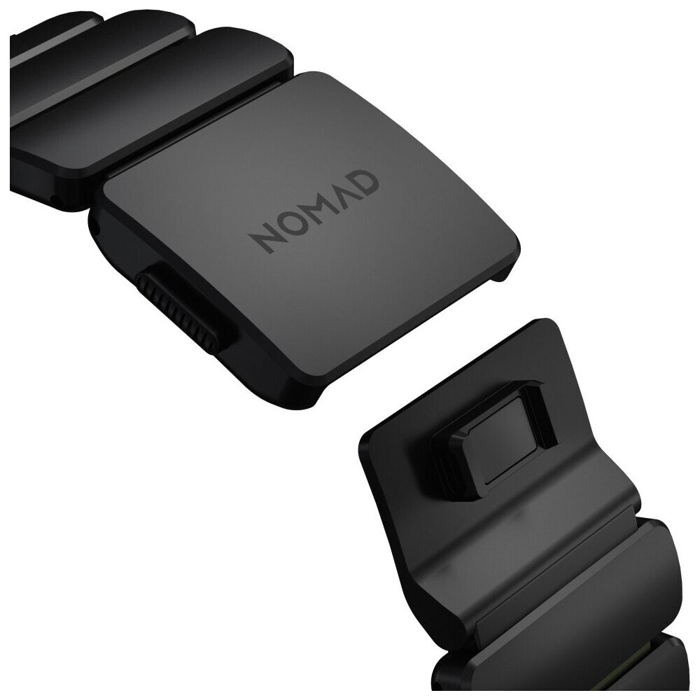 Nomad-Stratos-Band-FKM-reminek-Apple-Watch-45-46-49mm-Black-Titanium-Forest-Green