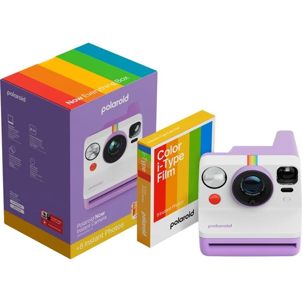 Polaroid-Now-Gen-3-Purple-bundle-with-Color-Film-8-photos-