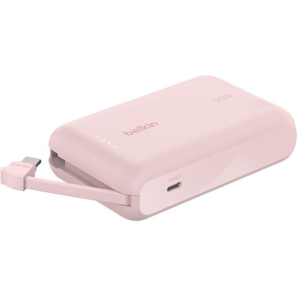 Belkin-BOOST-CHARGE-USB-C-PowerBanka-s-integrovanym-USB-C-kabelem-10000mAh-PD-20W-ruzova