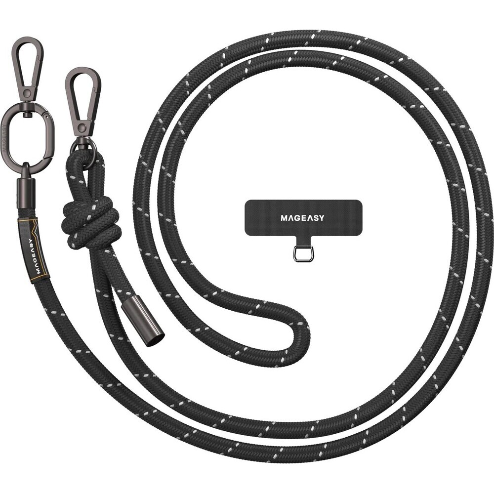 MagEasy-Strap-Lanyard-8-3mm-univerzalni-popruh-Reflective-Black