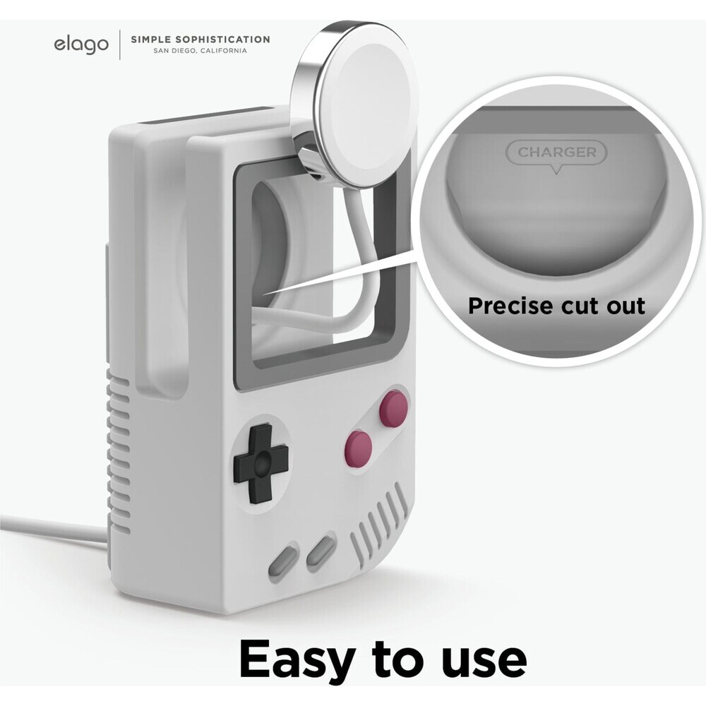 ELAGO-W5-Retro-stojanek-pro-Apple-Watch-Ultra-svetle-sedy