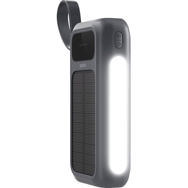 Spello-ForcePack-5in1-20000mAh-solarni-powerbanka-se-4-integrovanami-kabely-SP25-seda