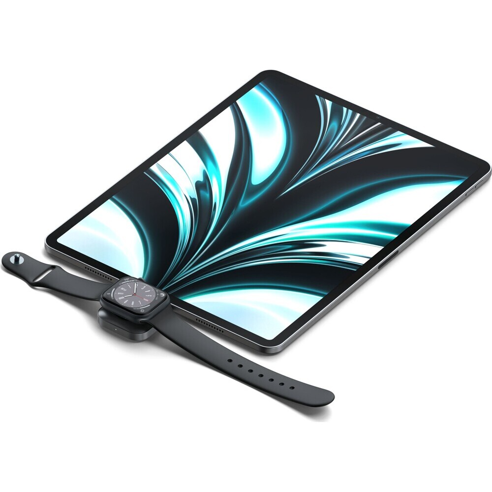 Satechi-USB-C-magneticky-nabijeci-dock-pro-Apple-Watch-AirPods-vesmirne-sedy