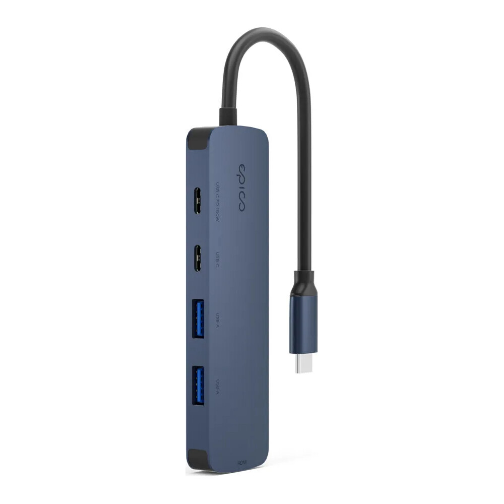 Epico-UltraHub-5in1-Slim-Alu-USB-C-Hub-EH15-indigo