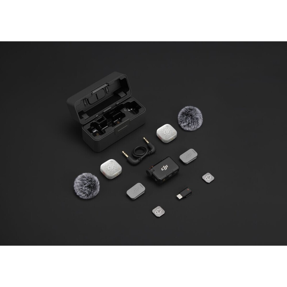 DJI-Mic-Mini-2S-2-TX-1-RX-Charging-Case-