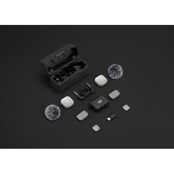 DJI-Mic-Mini-2S-2-TX-1-RX-Charging-Case-