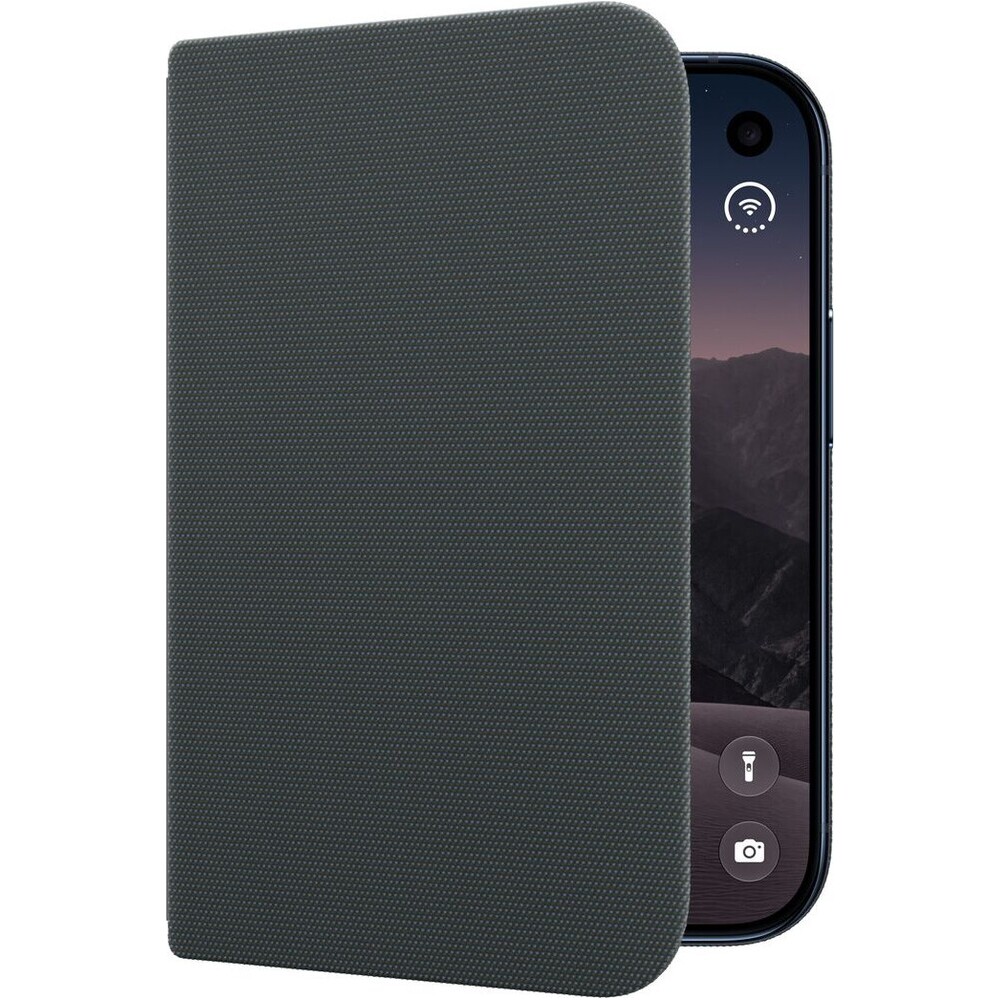 Apple-folio-z-tkaniny-TechWoven-se-stojankem-na-iPhone-Duo-namornicky-modre