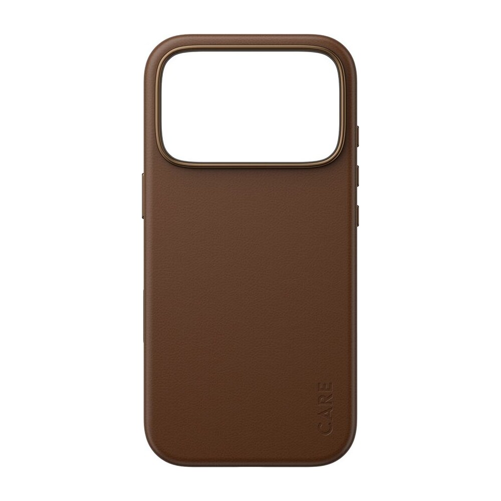 PanzerGlass-CARE-SOLO-MagSafe-kryt-z-veganske-kuze-iPhone-17-Pro-hnedy