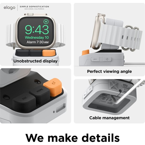 ELAGO-W9-stojanek-pro-Apple-Watch-Galaxy-Watch-tmave-sedy